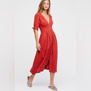 Free People Love Of My Life Midi Dress